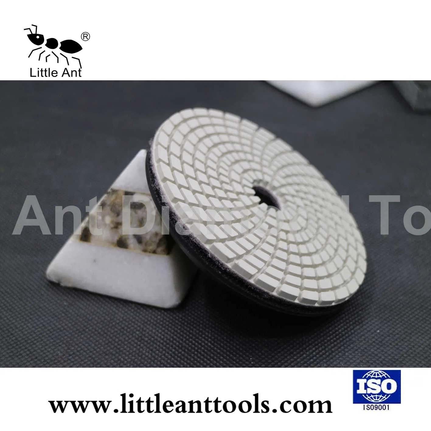 4" Diamond White Resin 7-Step Polishing Pad for Stone Marble Granite