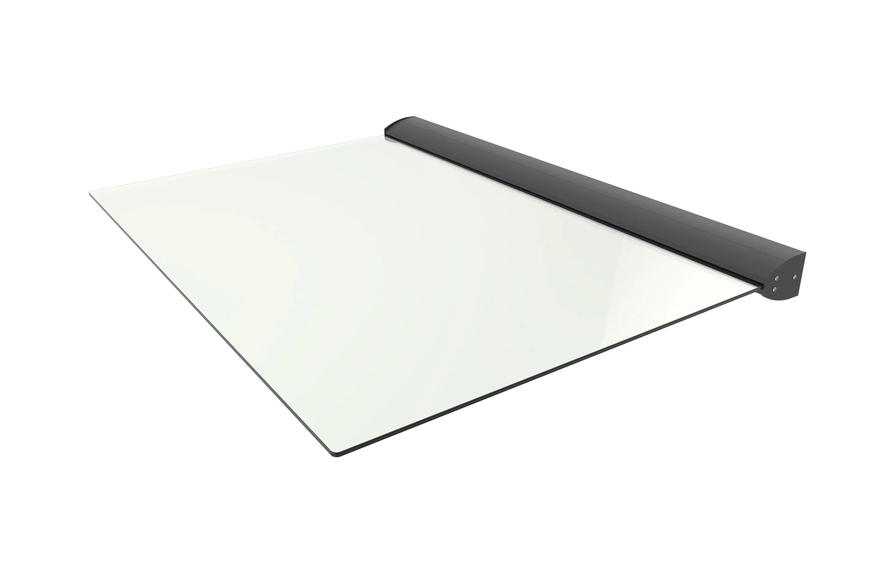 Entrance Door Glass Canopy and Awning with LED Lights