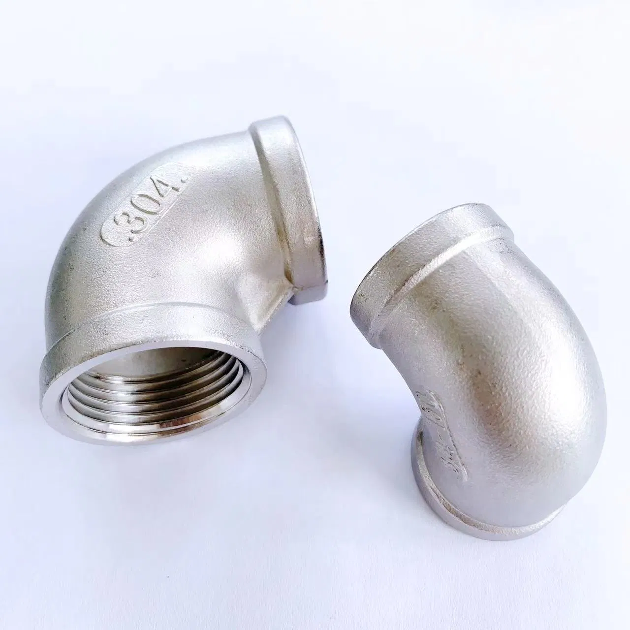 304stainless Steel 90 Degree Elbow, Female Connection (BSPT)