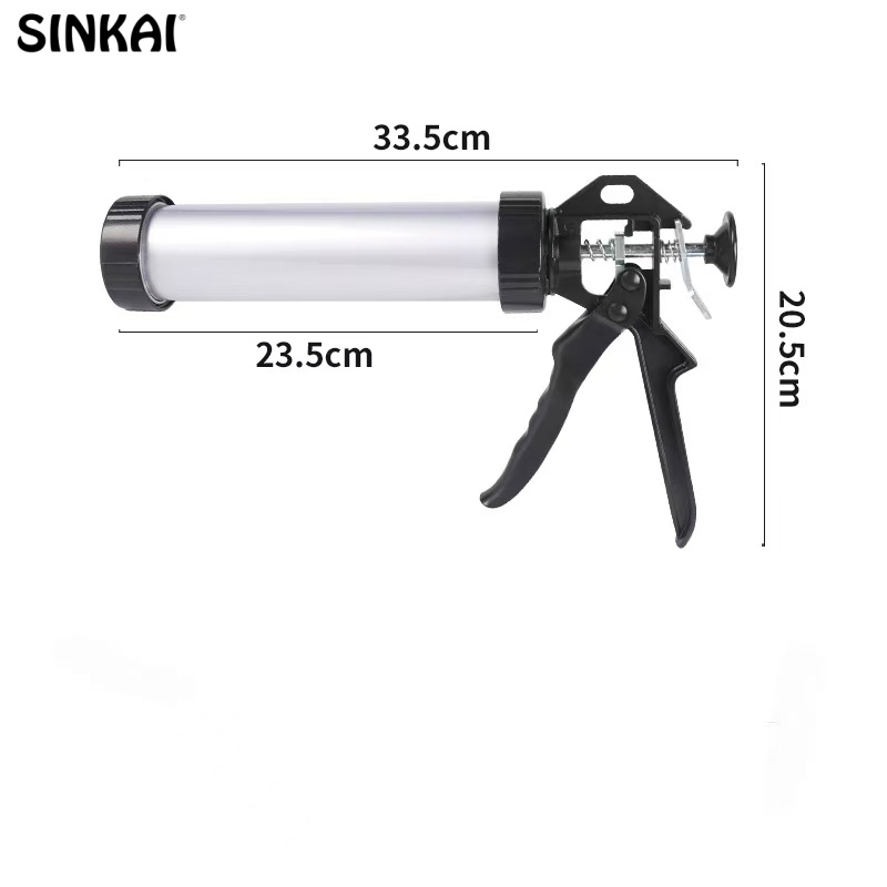 Heavy Duty Rotatable Caulking Gun Industrial DIY Construction Equipment Iron Frame Manual Power Aluminum Customizable OEM