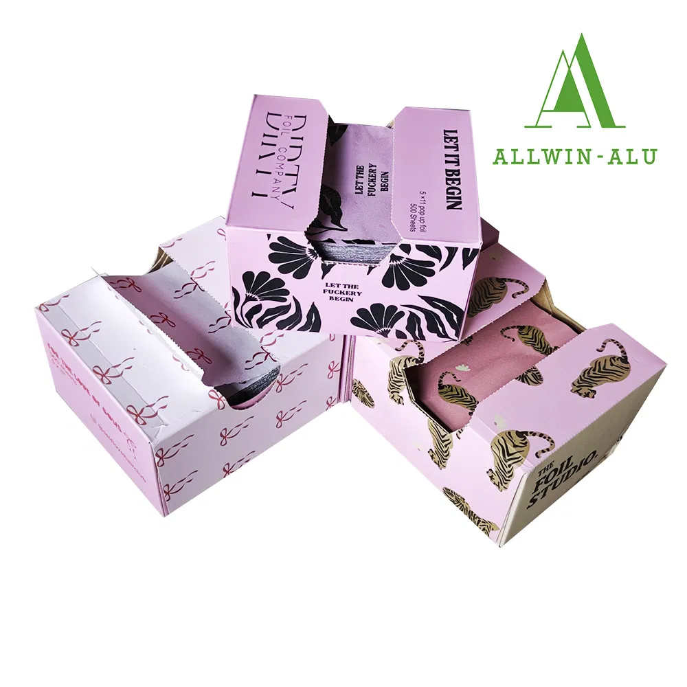 Фольга для волос 5x11 дюймов с кастомным узором