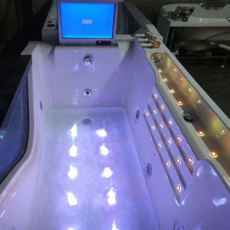 Массажная ванна HANSE HS-B308 с гидромассажем, черная