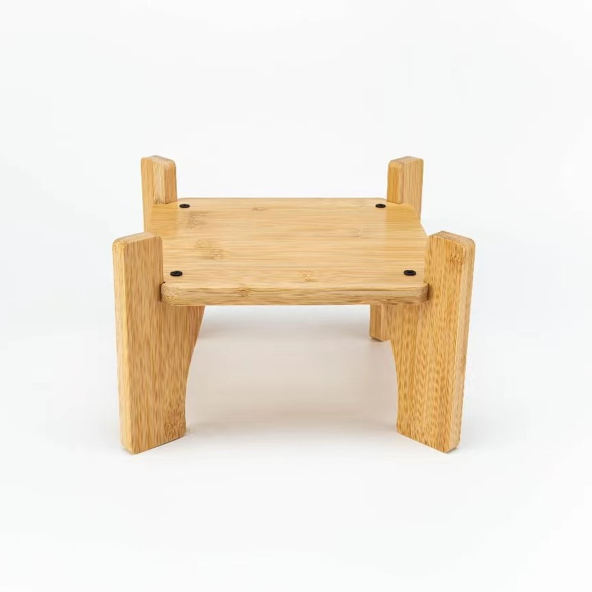Indoor Multifunctional Bamboo and Wooden Plant Rack Flower Stand