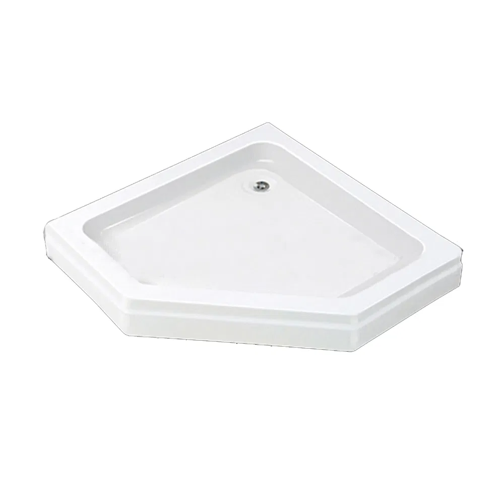 Sanitary Acrylic Resin Solid Shower Base Surface Shower Tray
