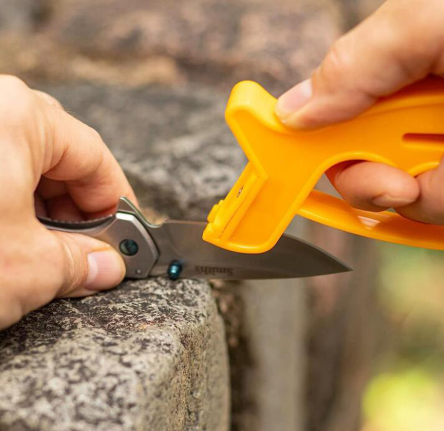 Handheld Pullover Carbide Blades Knife & Scissors Sharpener