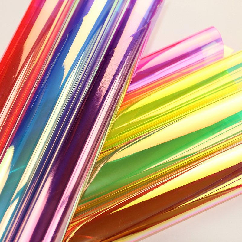 Glossy Holographic Film for Stunning Rainbow Lamination Projects