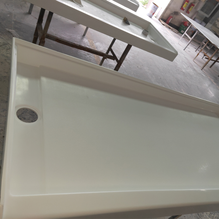Factory Prices Good Quality Bathroom Sanitary Cultured Marble Shower Pans