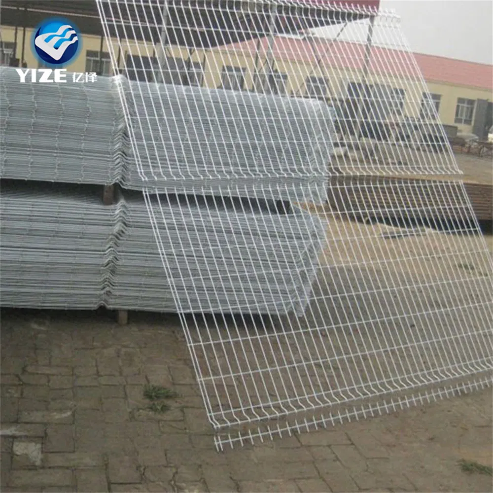 Triangle Bending PVC Coated Welded Wire Mesh Fence