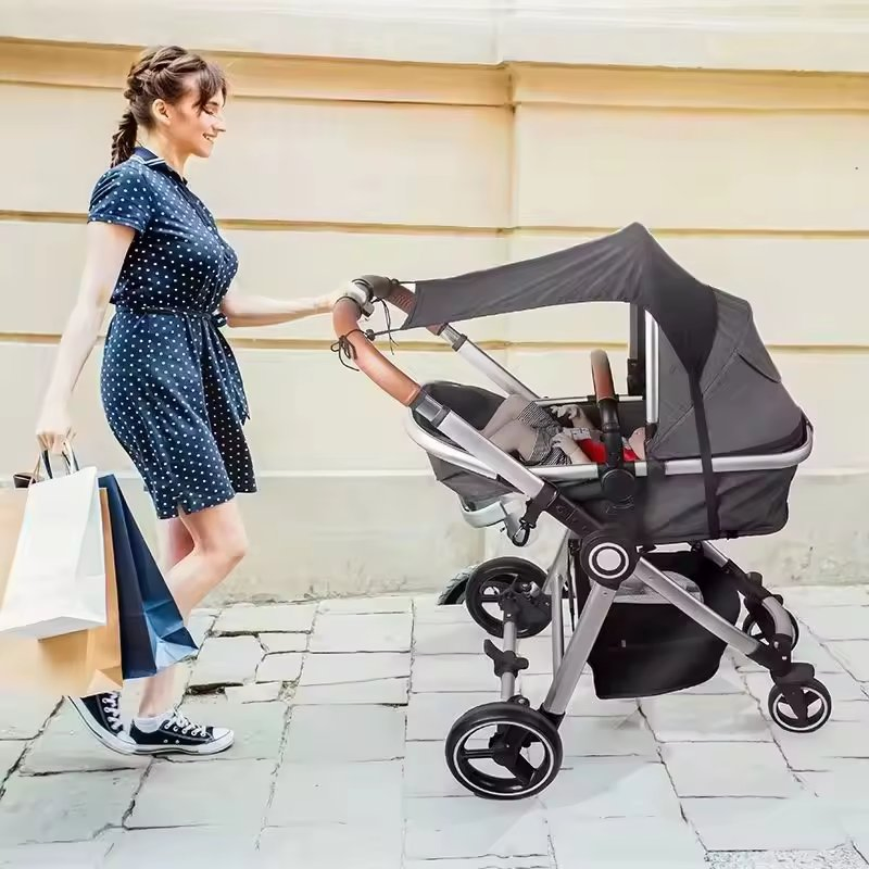 Customizable Baby Sleep Aid Cover Sunscreen Canopy Waterproof Sunshade Cover for Baby Stroller