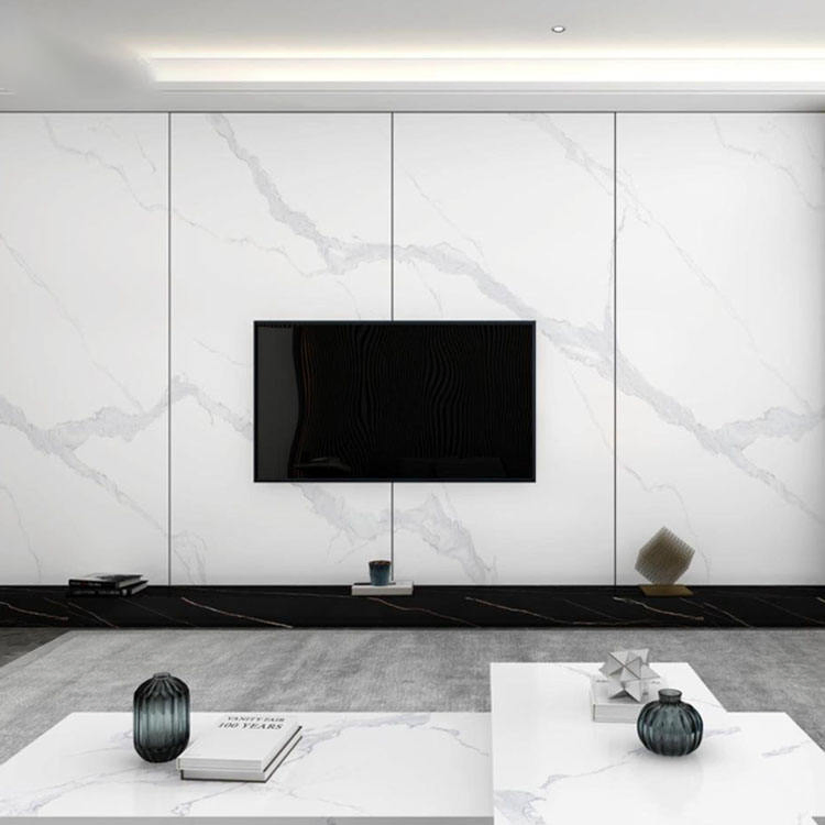 Wholesale Thin Porcelain Wall Tile Super Black Sintered Stone Slabs