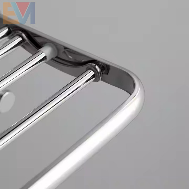 304 Stainless Steel Towel Rack Washroom Foldable Wall Mounted Polished Bathroom Towel Bar