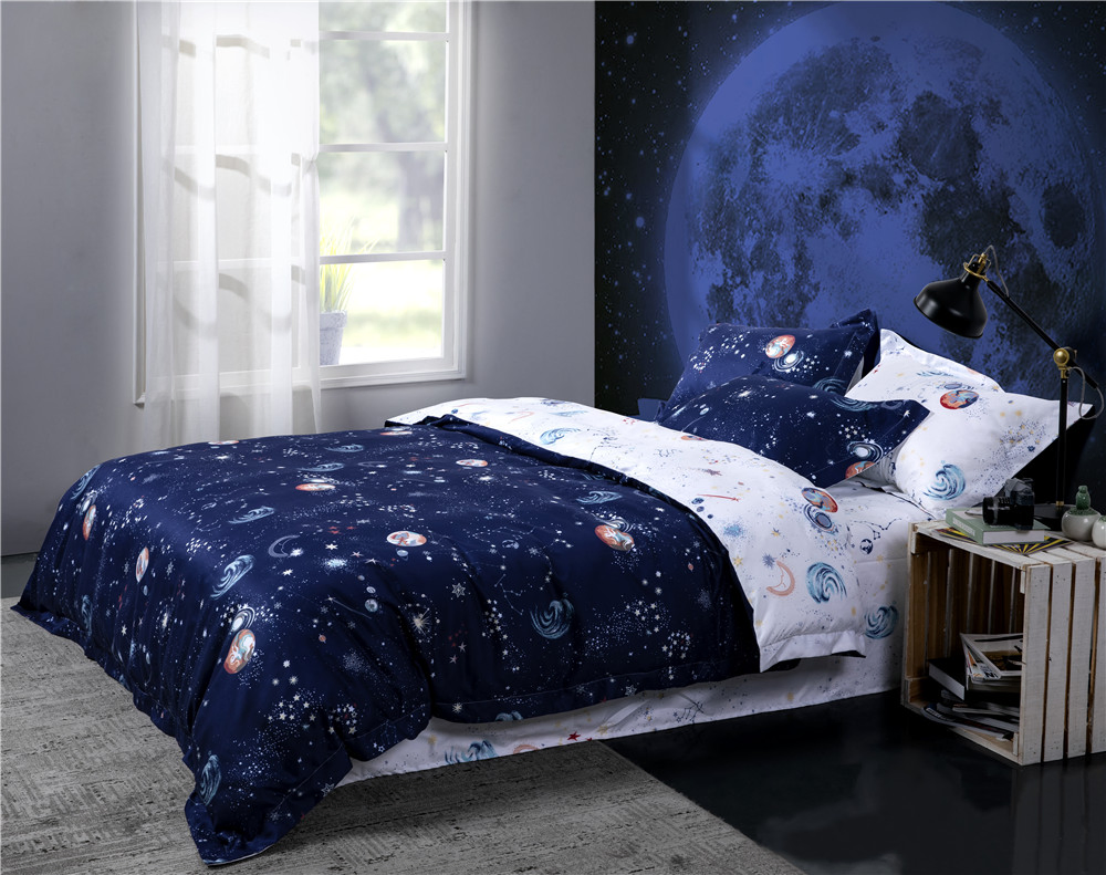 Luxury High Quality Durable Washable Plush Flannel Weighted Blanket Embroidery Duvet Cover