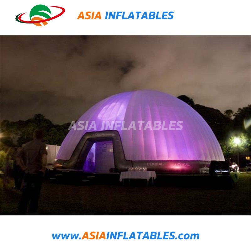 Inflatable Exhibition Clamshell Building Dome