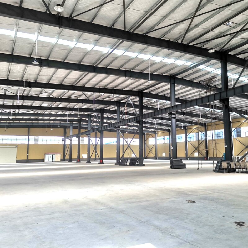 Modern Durable Steel Frame Structure Prefab Office Building with Sandwich Plate