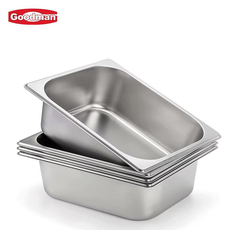 Restaurant Equipment 1/2 Size Gn Pan Stainless Steel Food Pan Gastronorm Container