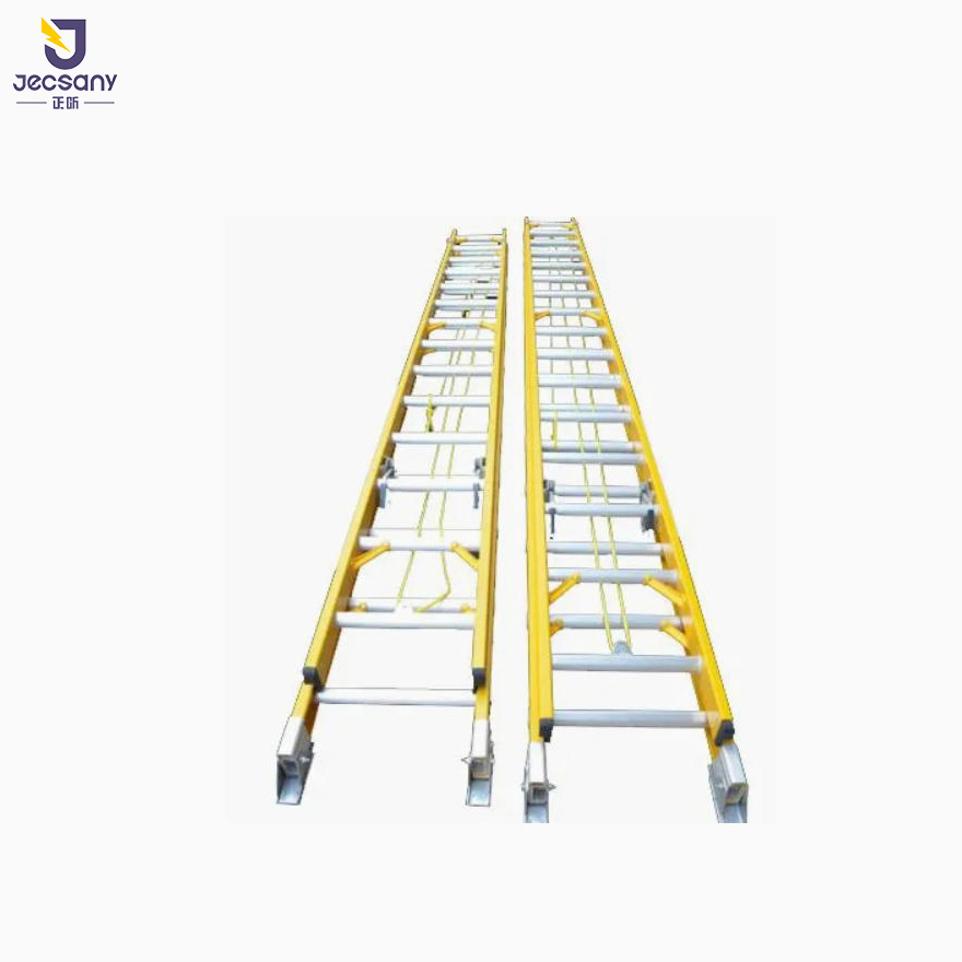 28 FT Electric Insulated Fiberglass Extension Telescopic Ladder