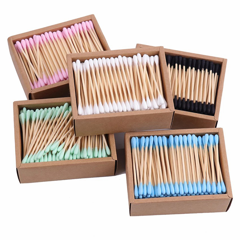 Highest Quality Cotton Buds Ear Cleaning 200PCS Bamboo Cotton Swabs Makeup Tools