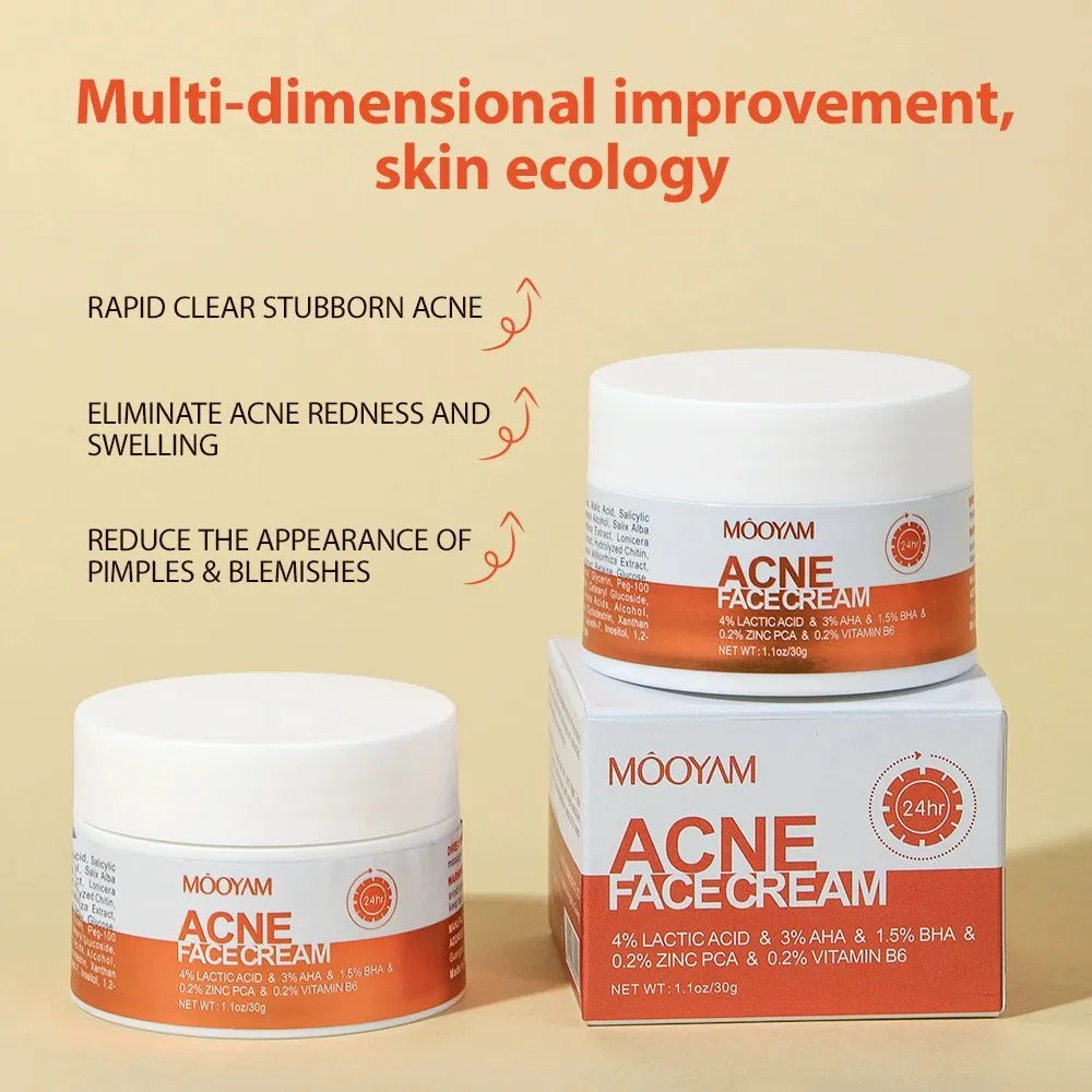 Herbal Acne Removal Cream Skin Care Moisturizing Shrink Pores Oil Control Pimples Acne Gel Face Cream
