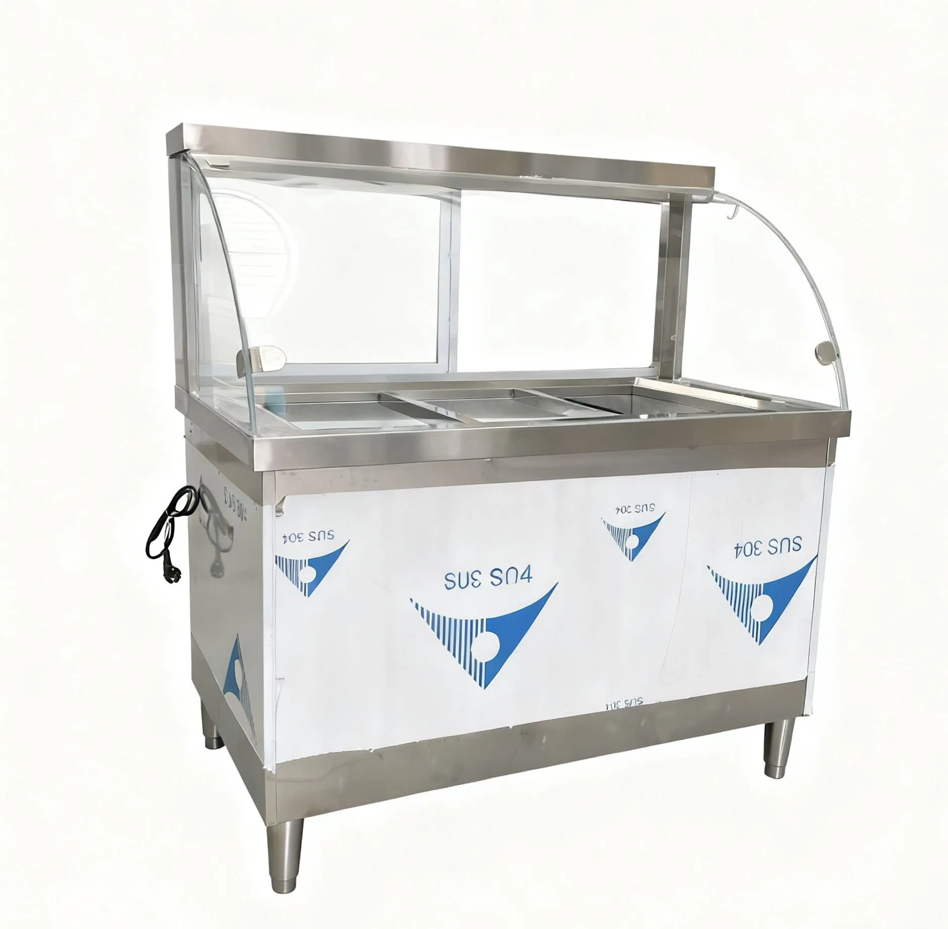 High-End Stainless Steel Food Holding Warmer Station for Catering Business