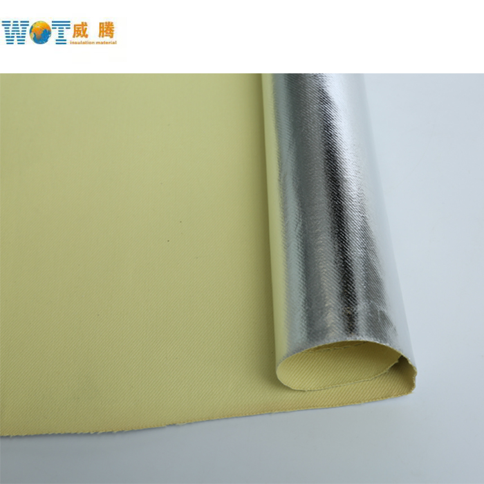Transfer Foil Coated Aramid Fabric