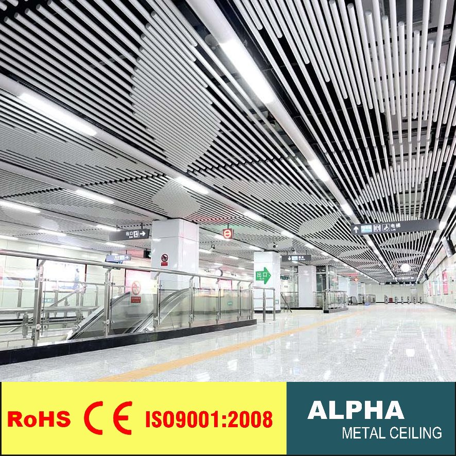 Customized Metal Facade Interior Aluminium Wall Decoration and Stairs Claddings