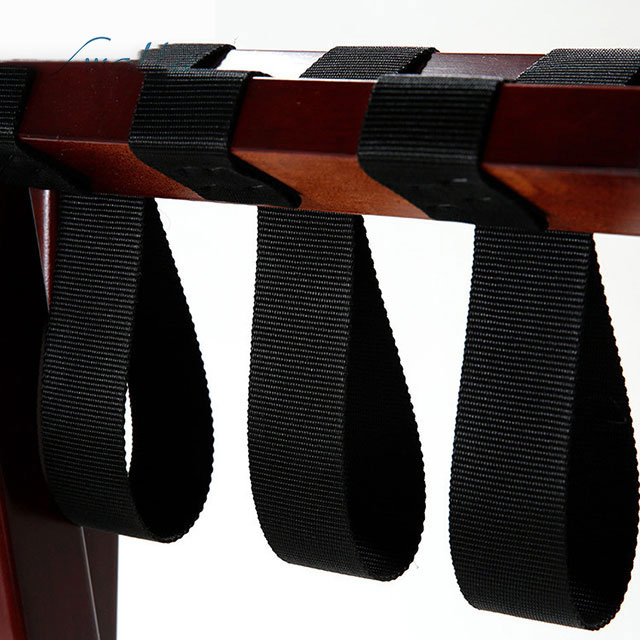 China Swallow Pinewood Foldable Luggage Storage Hotel Wooden Luggage Rack