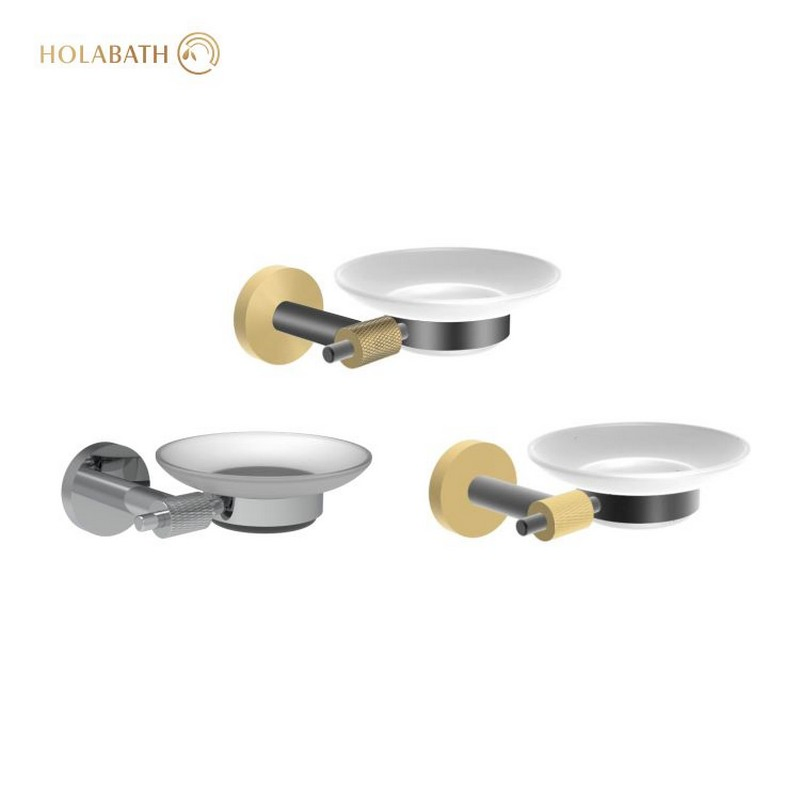 Stainless Steel Soap Dish with Adjustable Divider Slots Bathroom Vanity Organizer