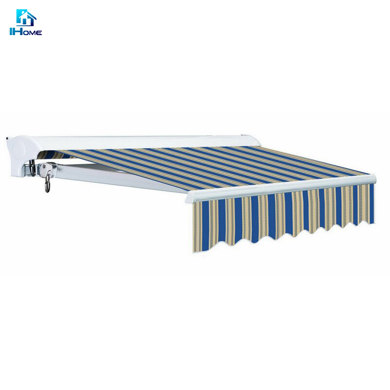 Top Quality Outdoor Sun Shade Full Cassette Retractable Awning with LED