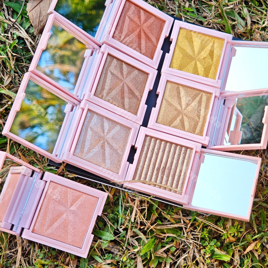 7 Colors Face Highlighter Private Label Bronzer Makeup Highlight Waterproof
