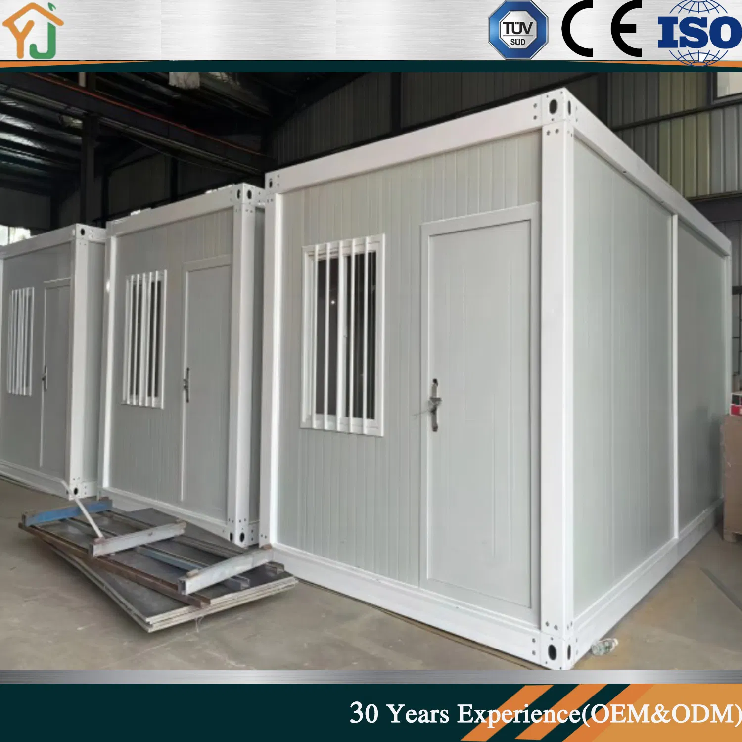 Modern Prefabricated Low-Cost Prefabricated House with Customized Flat Packaging for Easy Transportation to Construction Sites and Dormitories