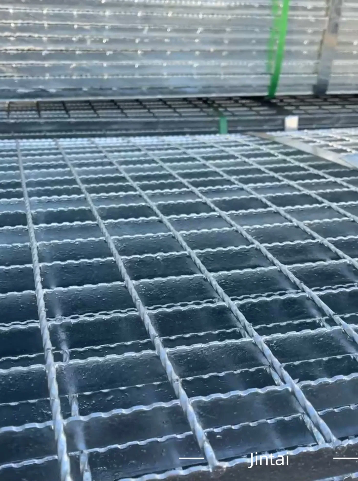 Custom Size Catwalk M. S. Galvanized Metal Steel Bar Grating for Factory Use