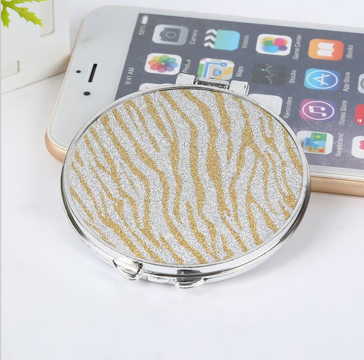 Personalized Round Folding Makeup Mirror Small Cosmetics Square Mirror Promotion Gift