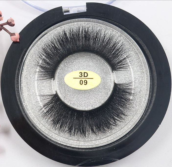 Labor 1 Pair 3D Soft Mink Hair False Eyelashes Handmade Wispy Fluffy Long Lashes Natural Eye Makeup Tools Faux Eye Lashes