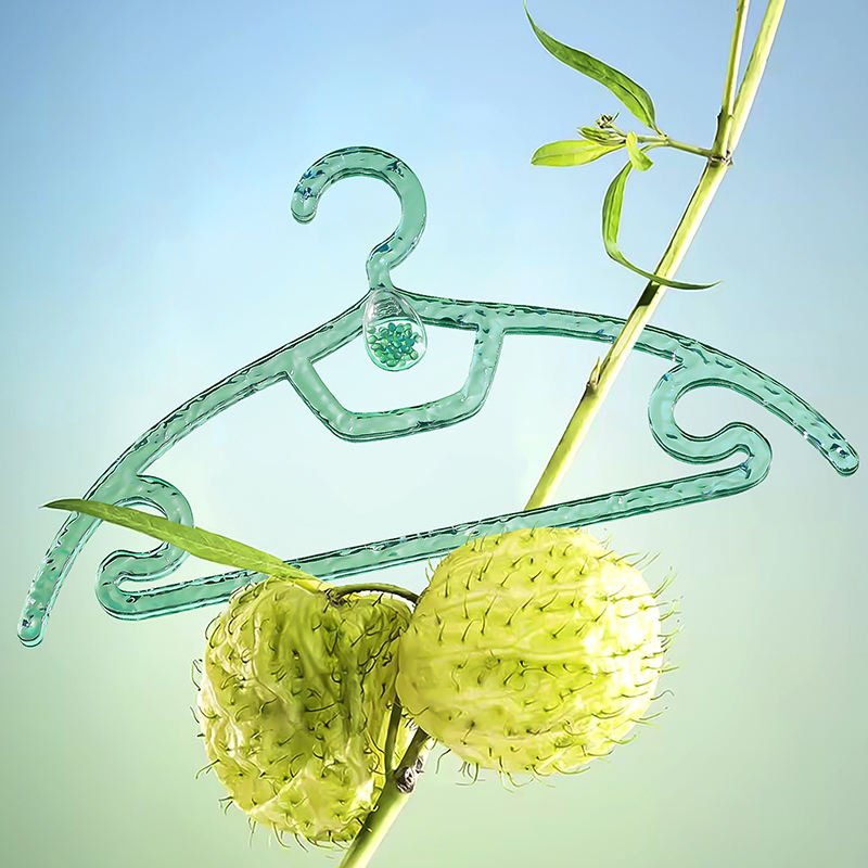 Hot-Selling Plastic Aroma Clothes Hanger Hanging Organizer for Wardrobe & Bathroom Fragrant Clothes Rack