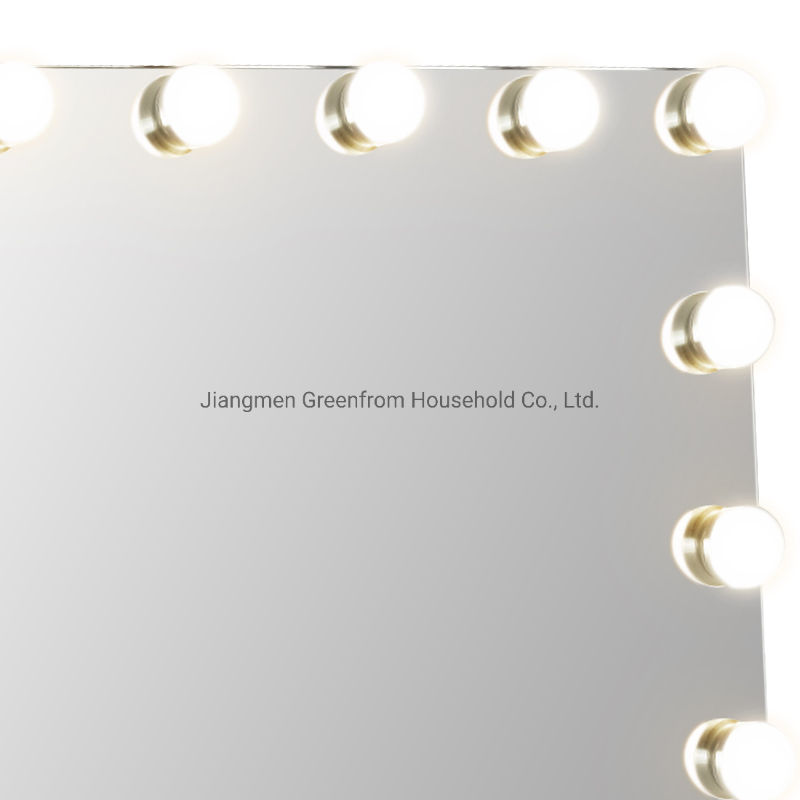15 Light Bulbs Hollywood Mirror Three Lighting Tones