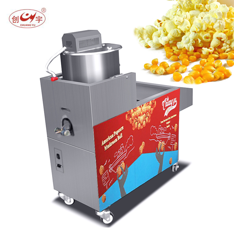 Chuangyu Supply Reliable Quality Pop Corn Commercial Electrical Hot Air Popcorn Machine
