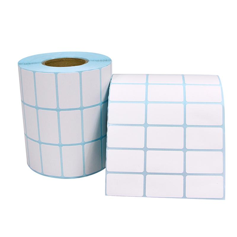 Custom Paper Size Blank Waterproof Barcode Printer Direct Thermal Sticker Roll Label