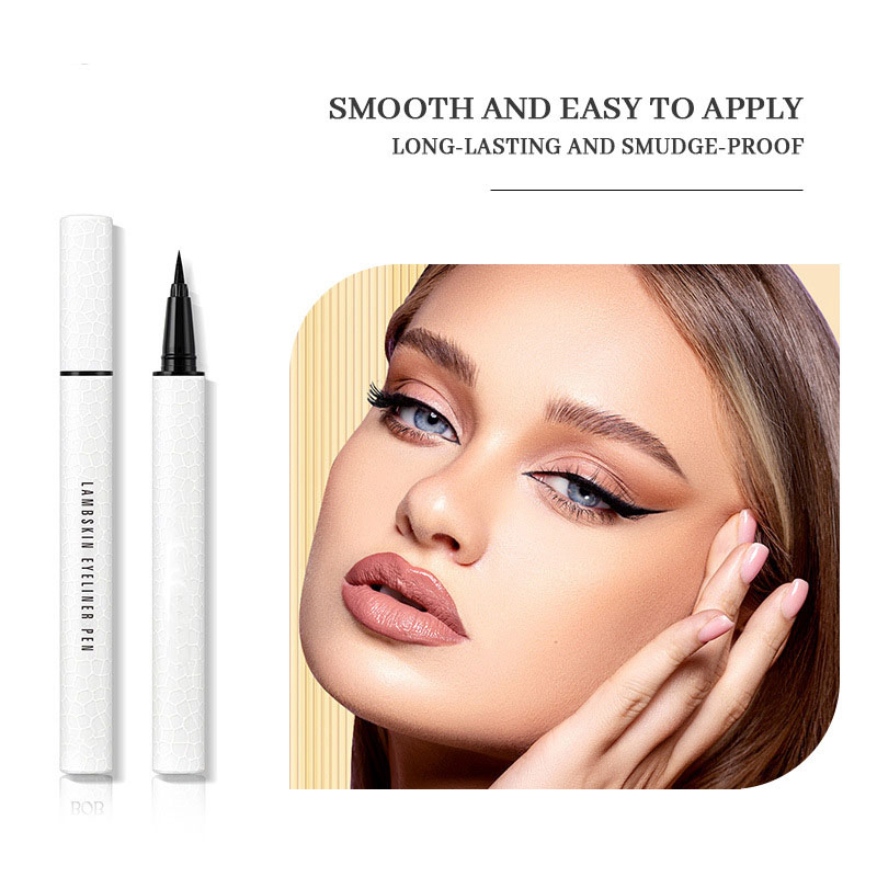 Lambskin-Smooth Eyeliner, Waterproof, Smudge-Proof, Long-Lasting, Ultra-Fine, Quick-Drying Liquid Eyeliner