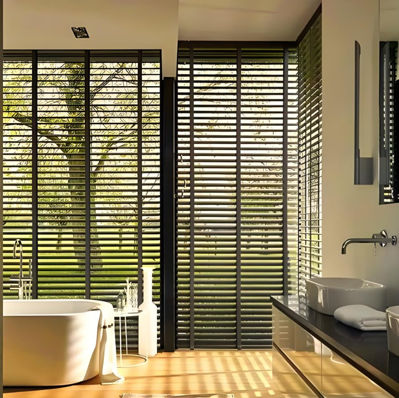Solid Paulownia Wood Blinds Window Venetian Blinds Slats for Window Privacy
