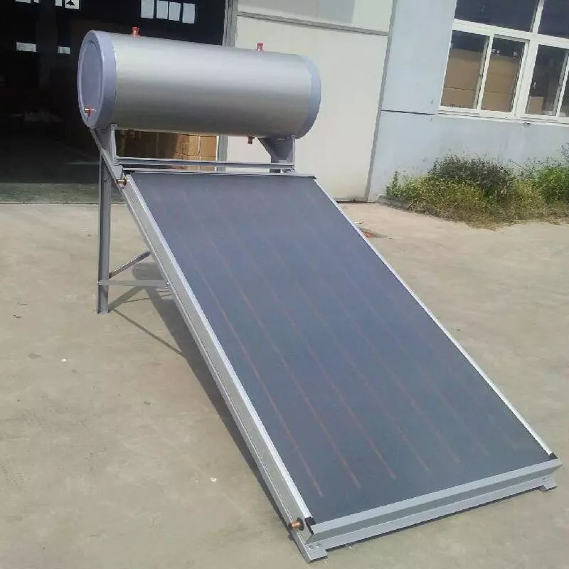150 Liters Flat Plate Pressurised Solar Thermal Heater with Blue Coating for Home Shower