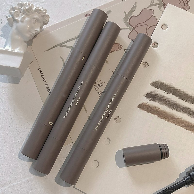 Natural Eyebrow Tint for Smudge-Proof Beauty with Flexible Brush Easy to Draw