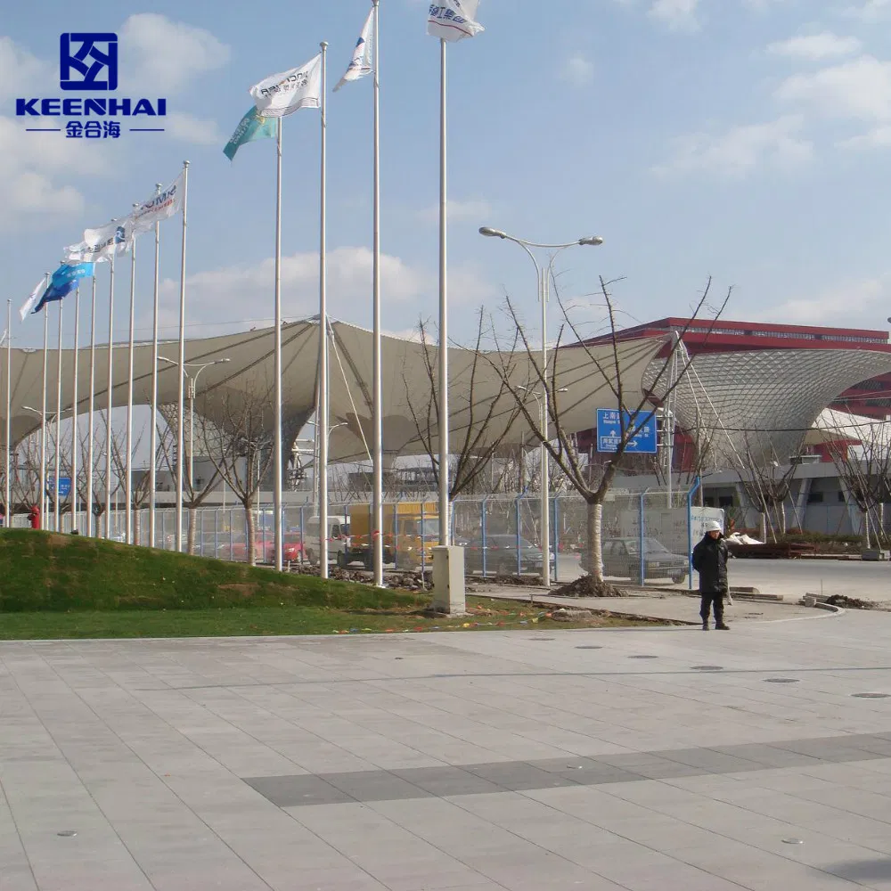 Taper Conic Stainless Steel Outdoor Flag Pole Stand Outdoor Flagpole