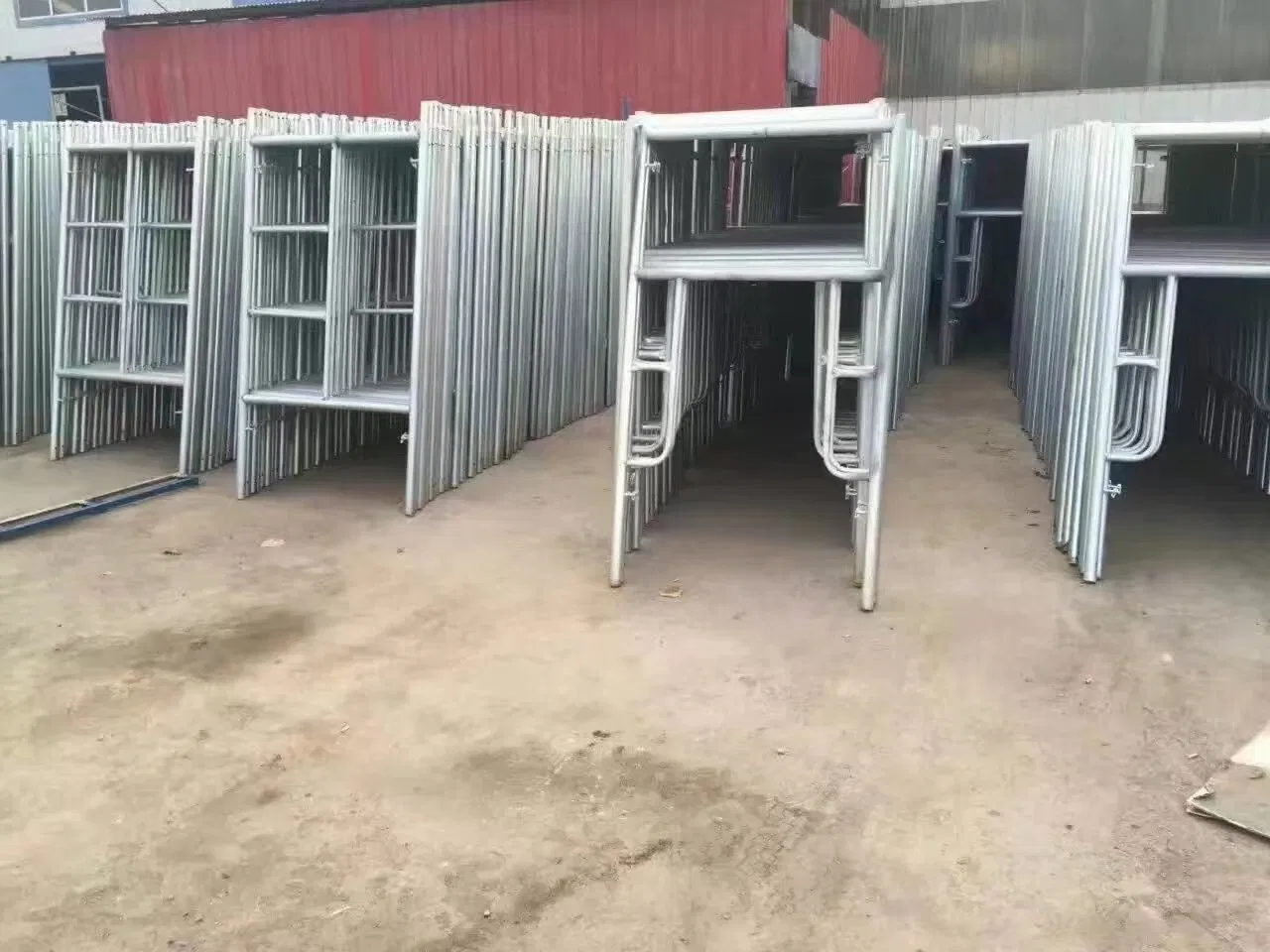 Construction Scaffolding/Trapezoidal Frame Ladder Scaffolding/Galvanize Ladder Jack Scaffold/Galvanized Movable Scaffold/Scaffold Link