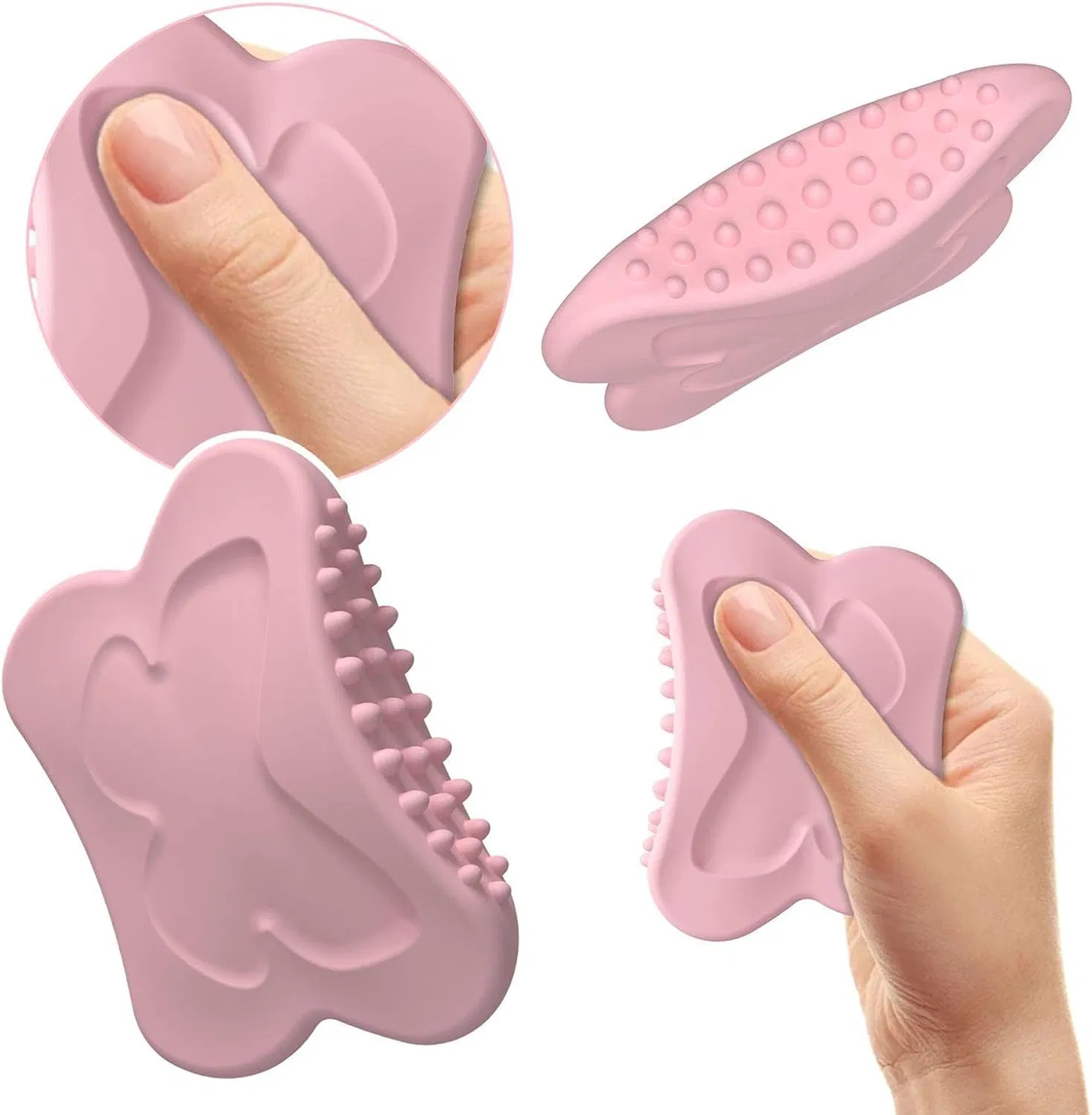 Reusable Lifting Daily Massaging Care Solution Facial Scraping Massage Board Facial Skin Scraper Board Silicone Lymphatic Contour Face
