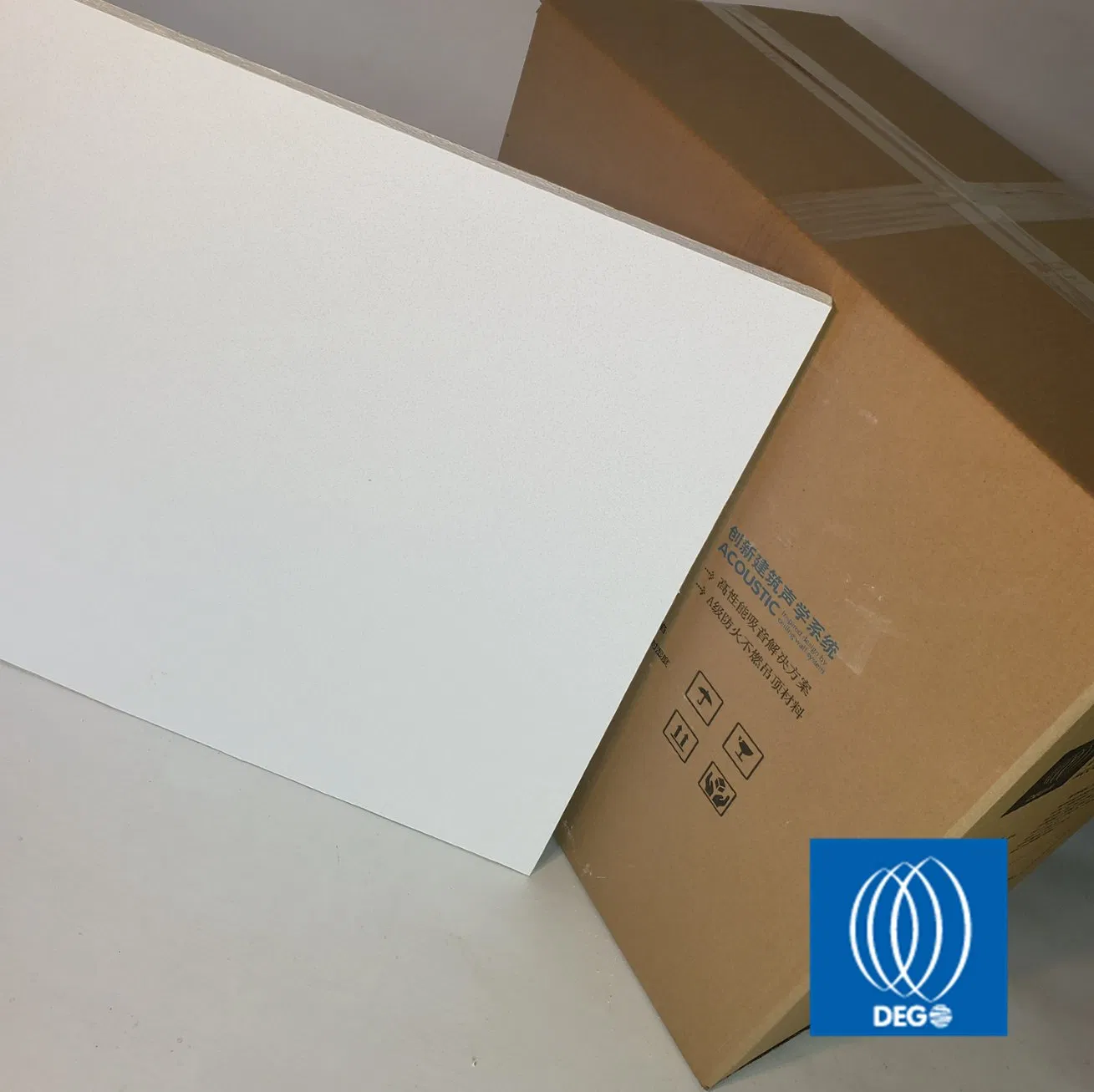 60X60 Fireproof Sound-Absorbing Fiberglass Ceiling Tiles Panel