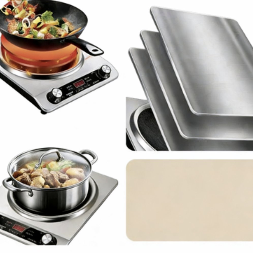 5000W High Power Induction Cooker Single Burner 5 Fire Levels and Waterproof Design