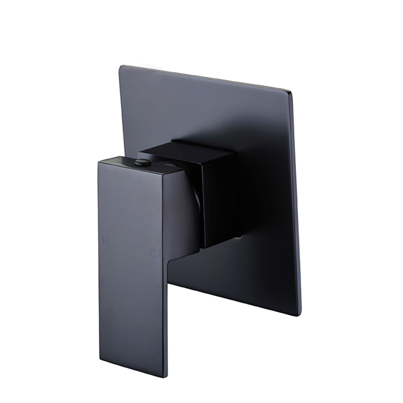 Luxury Square Bathroom Shower Built-in Brass Concealed Shower Faucet