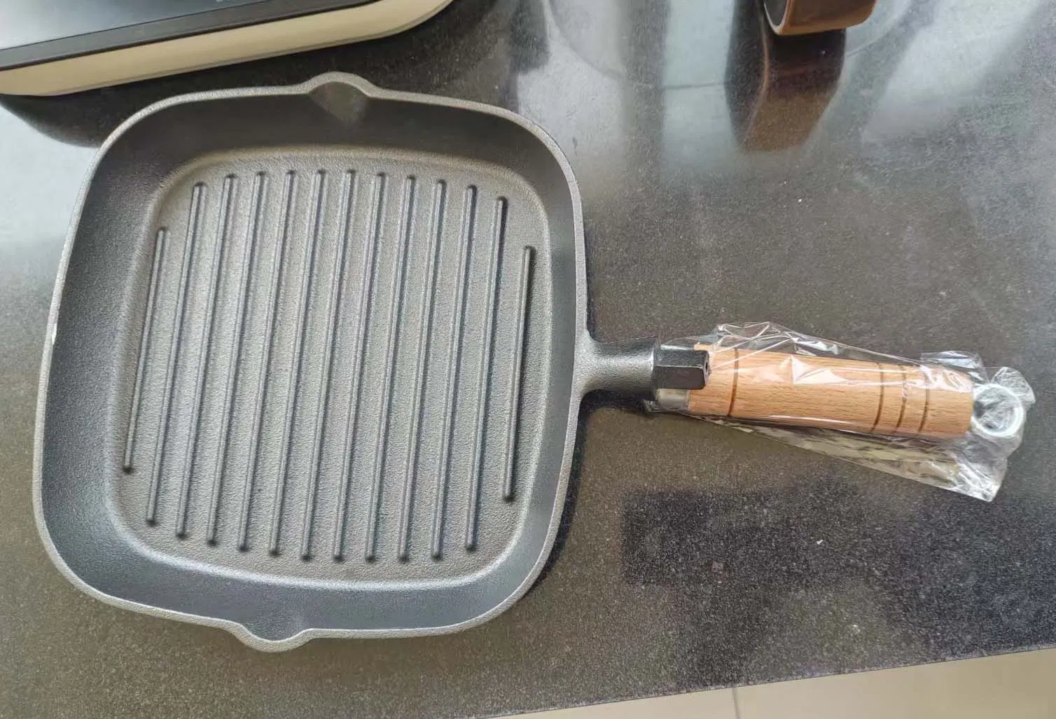 OEM Customized Rotatable Air Fryer with High Quality Transparent Glass Air Pot and Baking Pot