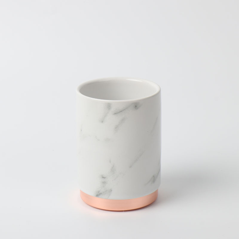 Lightweight Single Ceramic Cup Ideal for Main Home Bathroom Accessories