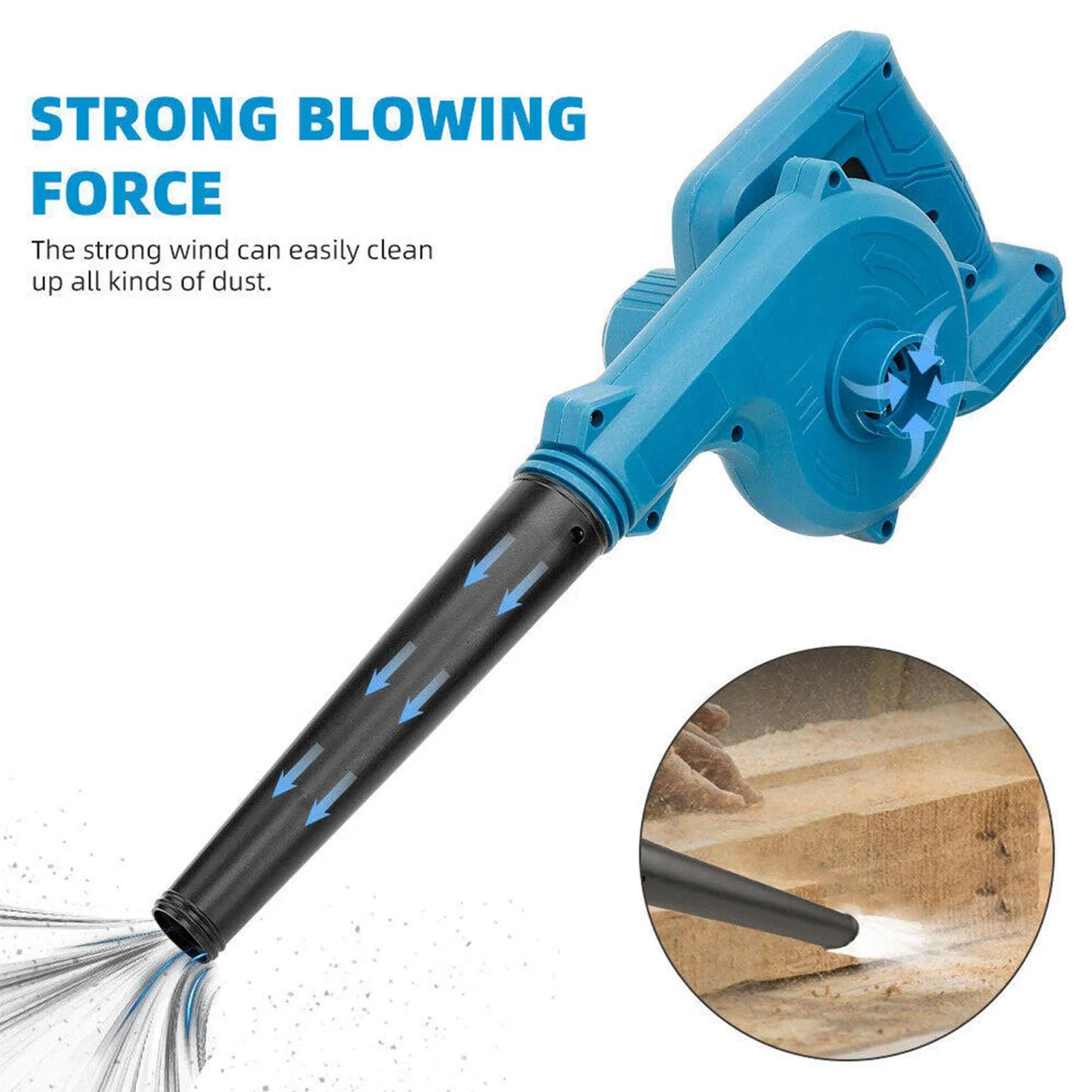 Hot Sale Electric Leaf Sweeper Powerful Motor Battery Powered Farm Garden Blower